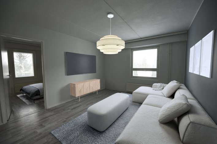 Kerrostalo, 2h + k + s + p, 62 m², Ollikkala, Salo