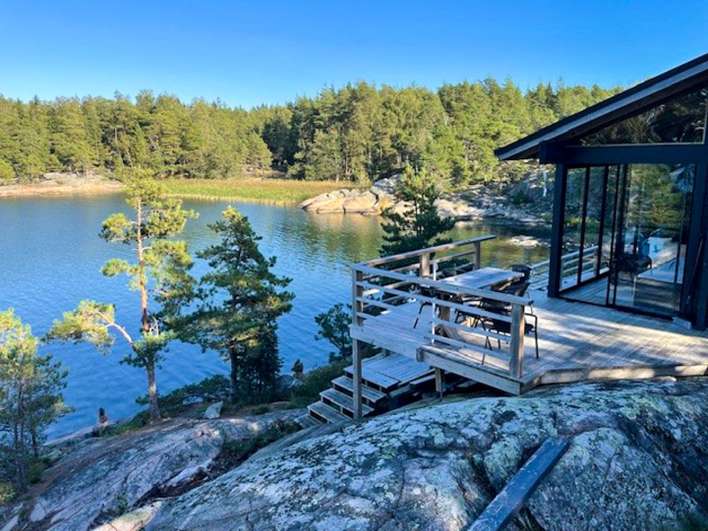 Loma-asunto, 1h+iso makuuparvi+sauna, 25/35 m², Bolax - Näkymä 3