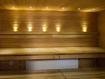 Taloyhtiön saunassa saat makoisat löylyt.