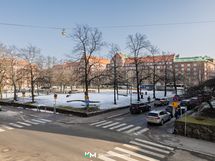 Ikkunanäkymät Sammonpuistikkoon