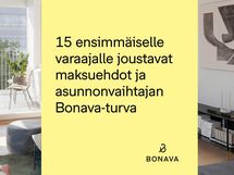 Joustavat maksuehdot ja asunnonvaihtajan Bonava-turva