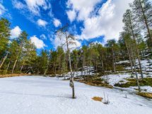 Lämmen päästä, kaivo taustalla