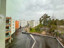Keittiön ikkuna on lounaan suuntaan.
