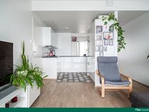 Olohuoneen näkymää ikkunoilta