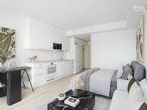 Peilikuva samantyyppisestä asunnosta