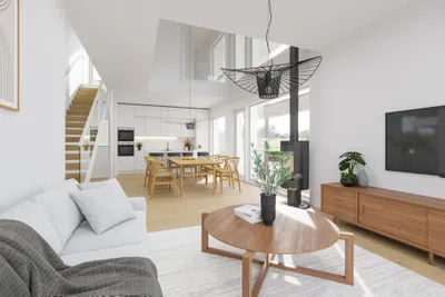Omakotitalo, Olohuone, avokeittiö, 3 makuuhuonetta, 2 kylpyhuonetta, sauna, erillinen wc, kodinhoitohuone, vaatehuone, 113/148 m², Kuurinniitty - View 4