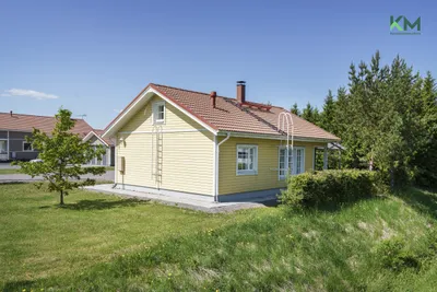 Omakotitalo, Avokeittiö, olohuone, mh, wc, khh, sauna, kph, parvi, terassi, 66 m², Oripää - Näkymä 4