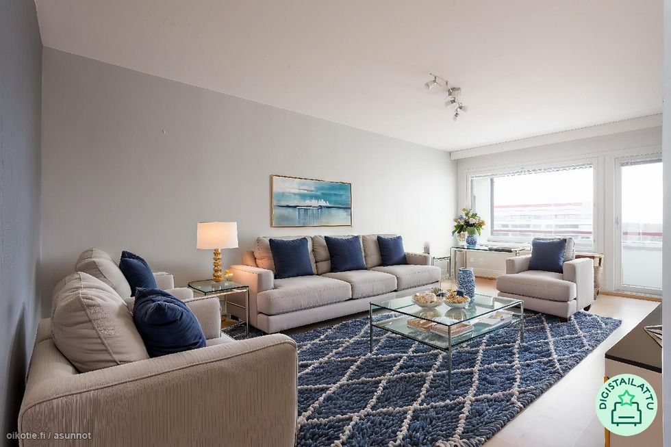 Olohuone Digi-stailattu