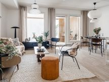 Valokuva vastaavasta kodista 1. kerroksessa