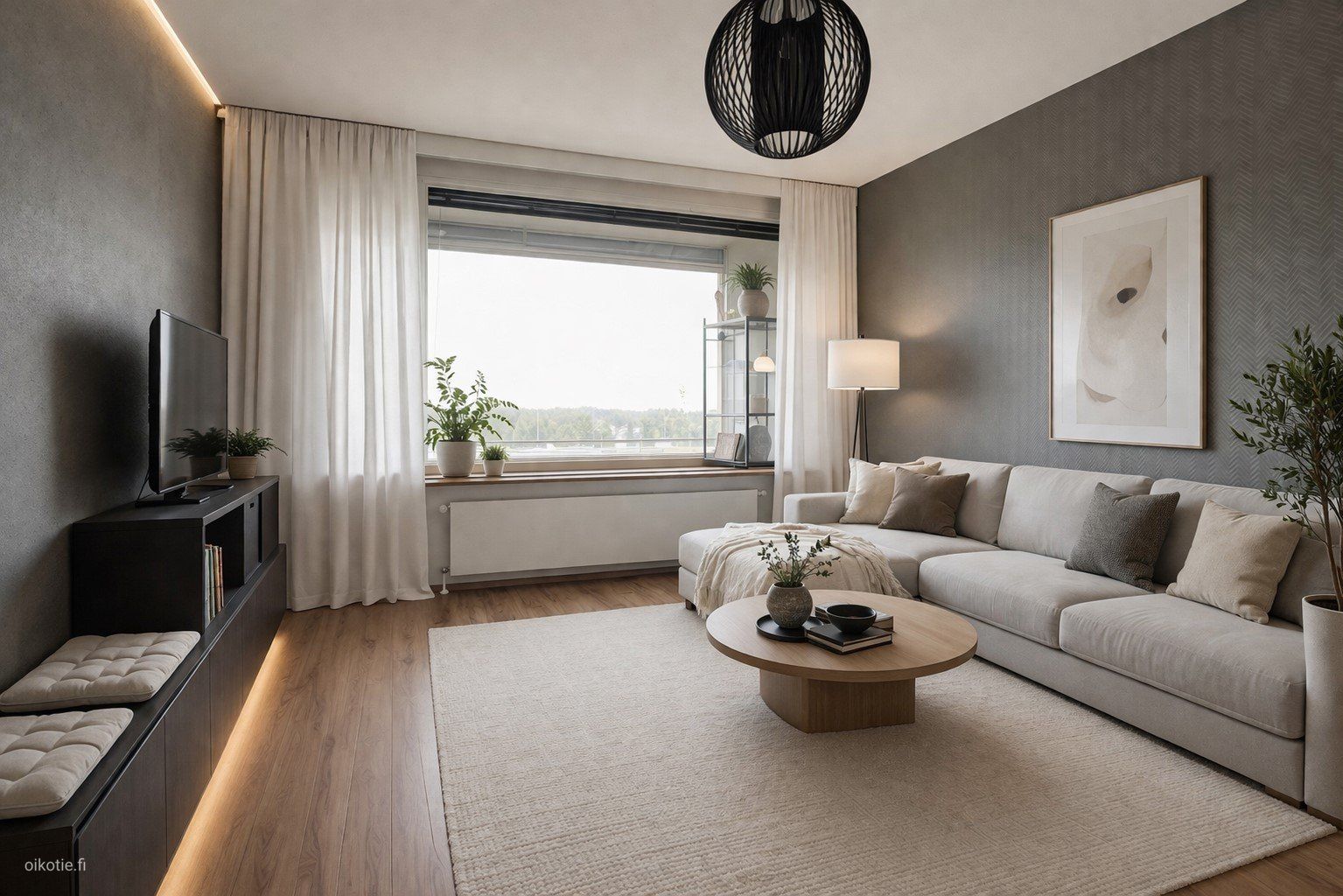 Kerrostalo, 3h + k + lasitettu parveke, 83 m², Kauklahti - Näkymä 5
