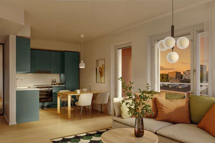 Kerrostalo, 2H+KT+S, 50 m², Niittykumpu, Espoo