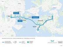 Kruunusillat-raitiotie yhdistää Yliskylän, Kruunuvuorenrannan ja kantakaupungin loppuvuodesta 2026