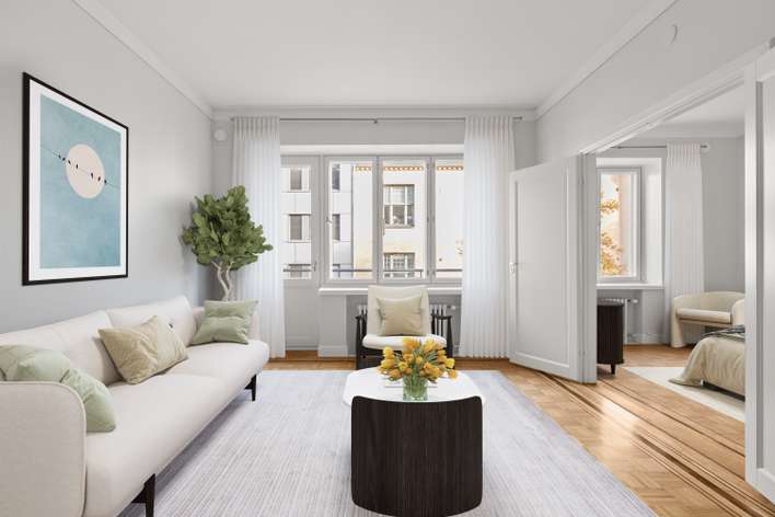 Kerrostalo, 3 h, avok, kph, p, 73,5 m², Kaartinkaupunki, Helsinki