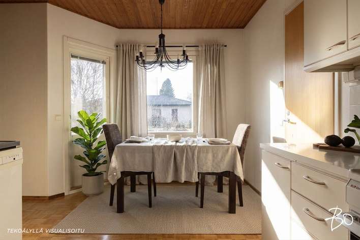 Rivitalo, 2 mh, oh, k, kph, s, wc, vh, autokatos, pihavarasto (yj 3h+k+s), 79,5 m², Kalaholma, Pori