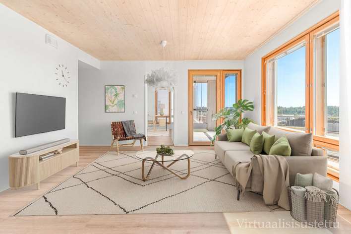 Kerrostalo, 3H+KT, 66 m², Pasila