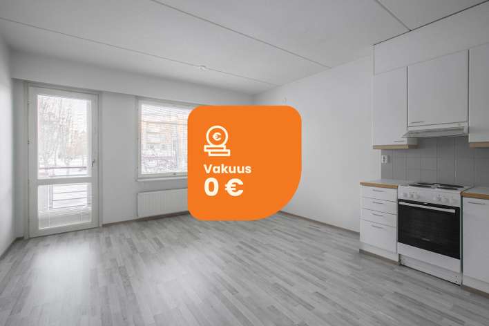 Kerrostalo, 1H+TK+S, 45,5 m², Kariniemi, Lappeenranta