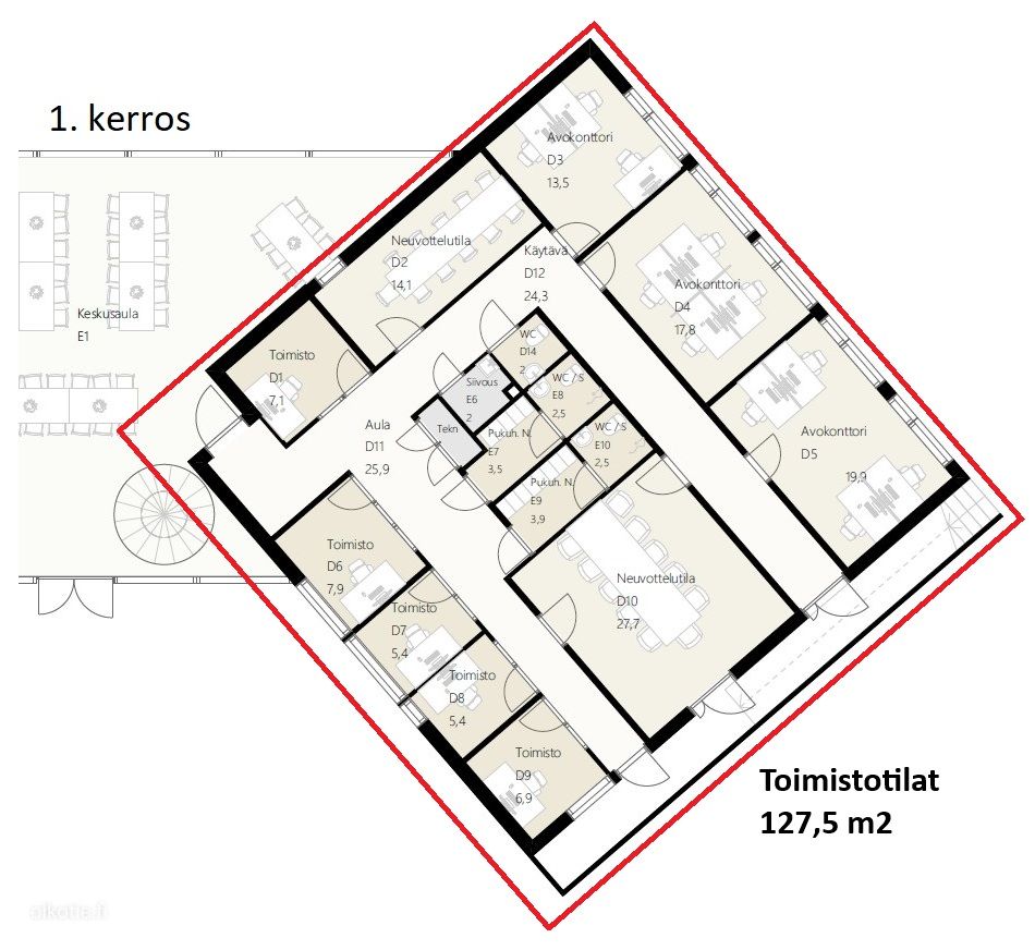 Toimistotilaa – Rytiniementie 2, 90910 Liminka 3