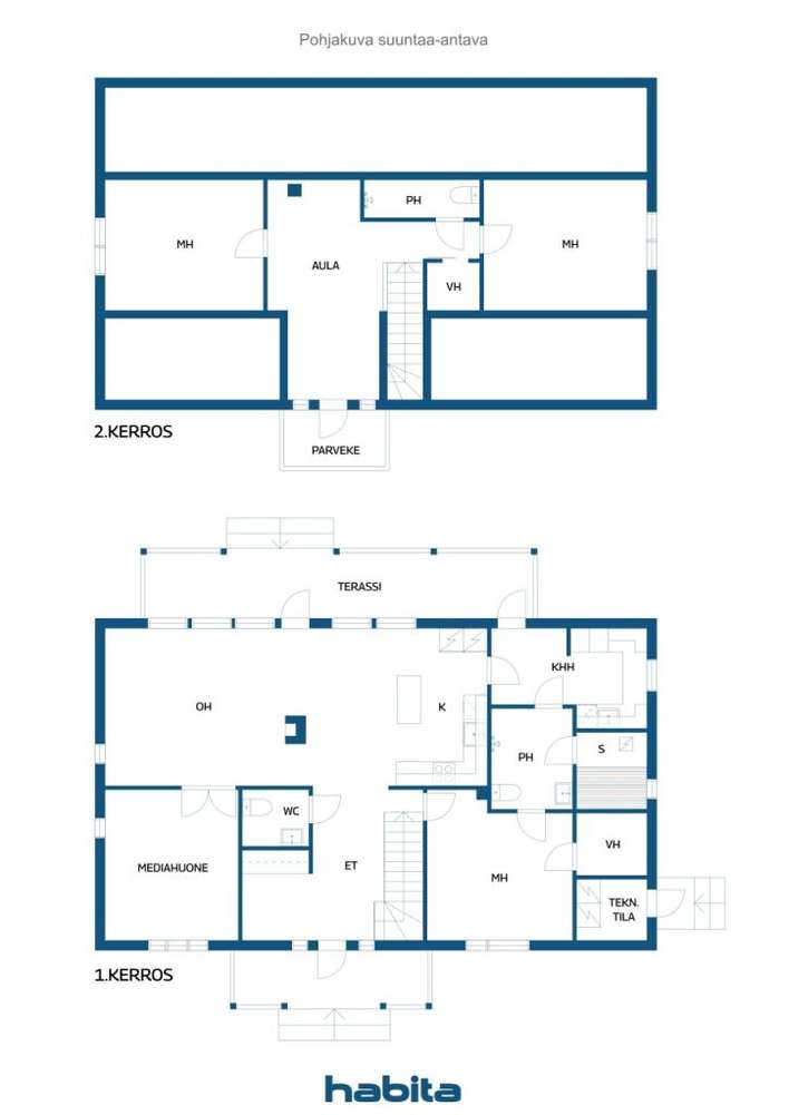 Omakotitalo, 4-5h, avok, khh, kph, s, aula, terassi, 162/165 m², Lepsämä - View 2