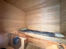 Oma sauna on hieno paikka rentoutua.