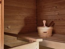 Sauna sähkökiukaalla