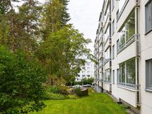 Sivunäkymä talosta