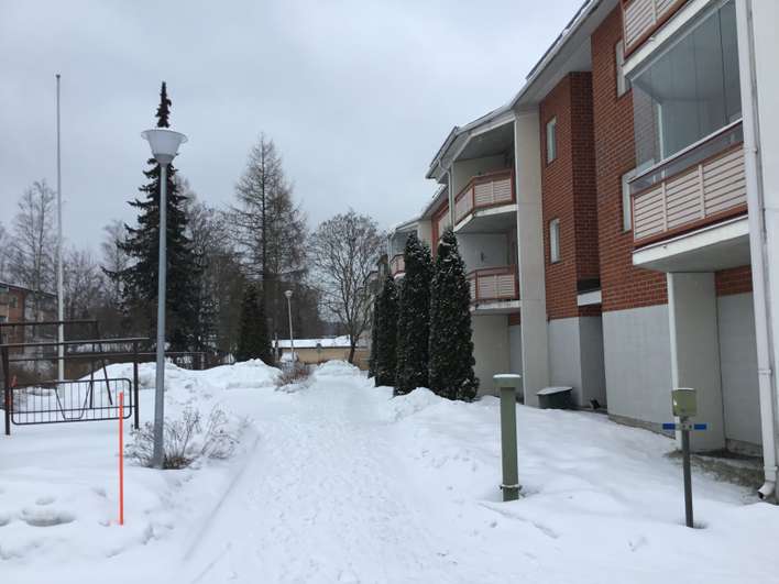 Kerrostalo, 1h+alkovo+ kk + s + p/wc, 35,5 m², Kangas