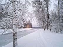 Vääksyn kanava talvella, arkistokuva