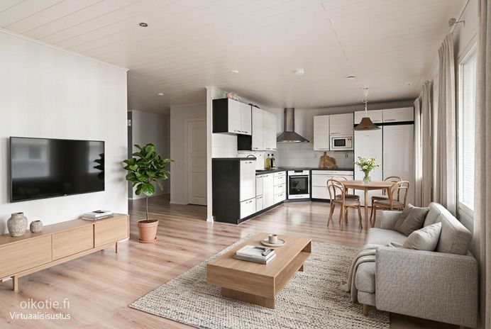 Rivitalo, 4h + k + s, 109 m², Kantola, Laukaa