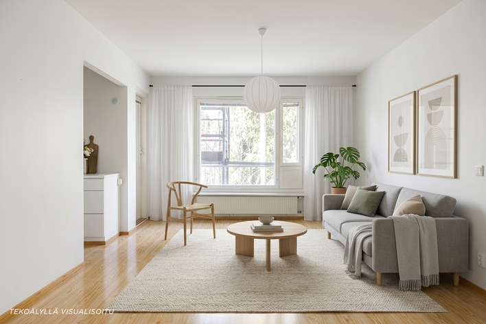Kerrostalo, 2h+kk+p (YJ. 2h+kk), 46,5 m², Korso, Vantaa