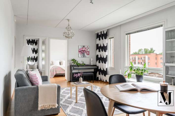 Kerrostalo, 3h, k, vh, kph/wc, s, lasitettu parveke, 73 m², Toppilansaari, Oulu