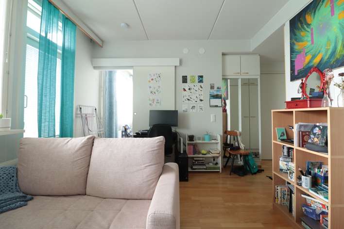 Kerrostalo, 2h+kk+s+las.parv., 37,5 m², Intiö, Oulu