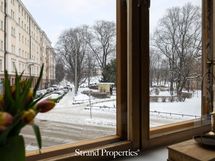 Pitkät avarat näkymät Vuorimiehenkatua pitkin