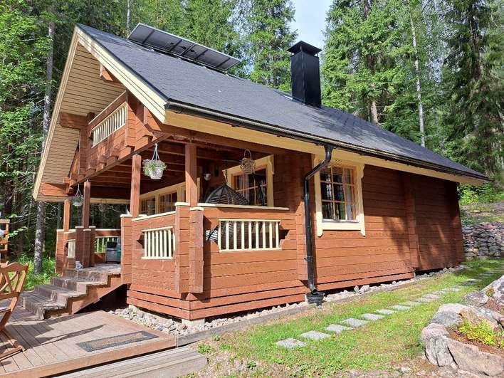 Loma-asunto, Oh+mh+tupak+parvi+ parveke+etuterassi, 55 m², Suomenniemi