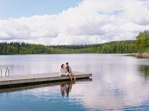 Aivan kävelymatkan päästä löytyy Peltolammin uimaranta