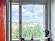 Viidennen kerroksen näkymät asunnolta.