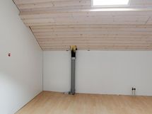 Yläkerrassa kylpyhuonevaraus