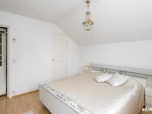 Päämakuuhuoneen yhteydessä on vaatehuone