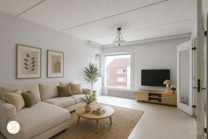 Kerrostalo, 2 h, k, rt, kph/wc, sauna, vh, las. parveke, 63 m², Harittu - View 3