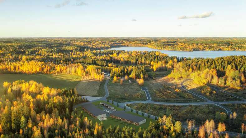 Rivitalo, 5h + k + s, 99 m², Kytölä - Näkymä 3