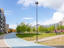 Kulman takana on Hyväntoivon-puisto