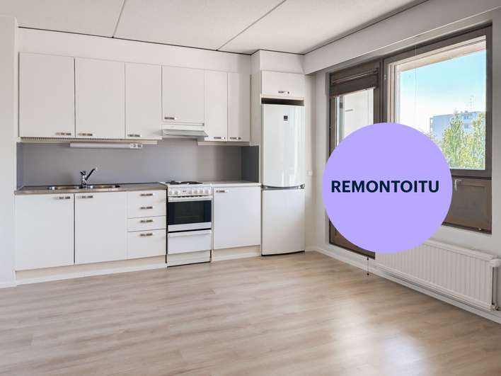 Kerrostalo, 2H+KT, 34,5 m², Kaijonharju, Oulu