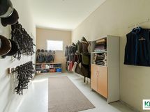 Tallin varustehuone.