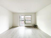 Olohuoneesta kulku parvekkeelle.