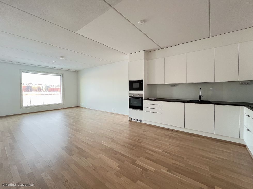 Uutta vastaavassa kunnossa oleva kolmio, josta esteetön merinäköala länsi/luoteen suuntaan.