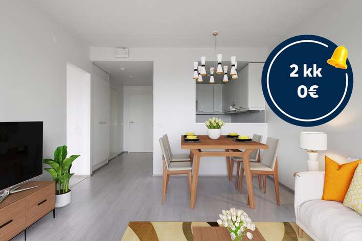 Kerrostalo, 2 H + KT, 42,5 m², Pajala, Järvenpää