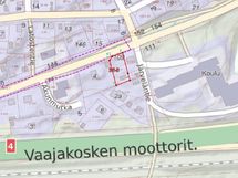 Lähes suorakulmion mallinen tontti