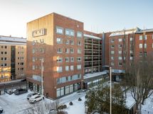 Näkymää parvekkeelta sisäpihalle