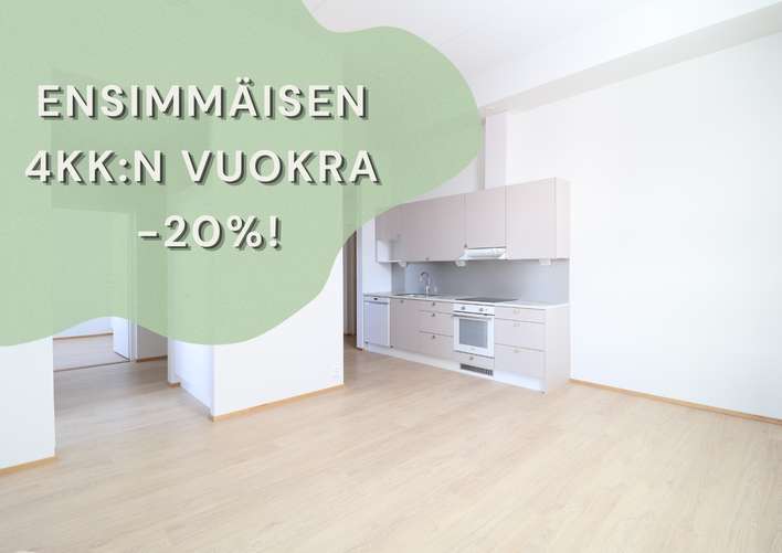 Kerrostalo, 3h+kt, 61,5 m², Kirstinpuisto, Turku
