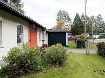 Kuva pihasta tien puolelta