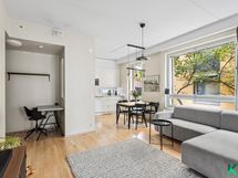 Olohuone ja keittiö